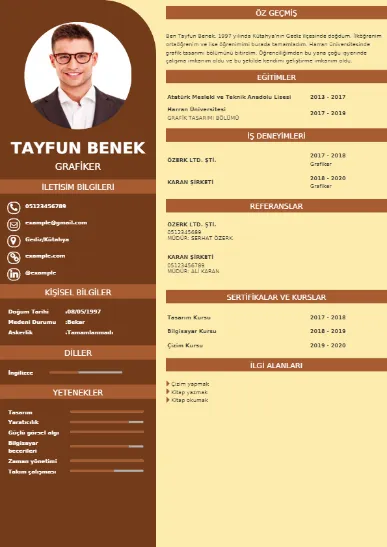 Öğrenci Cv Örnekleri cv indir